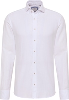 SLIM FIT Linen Shirt in white plain