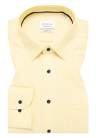 COMFORT FIT Chemise jaune structuré
