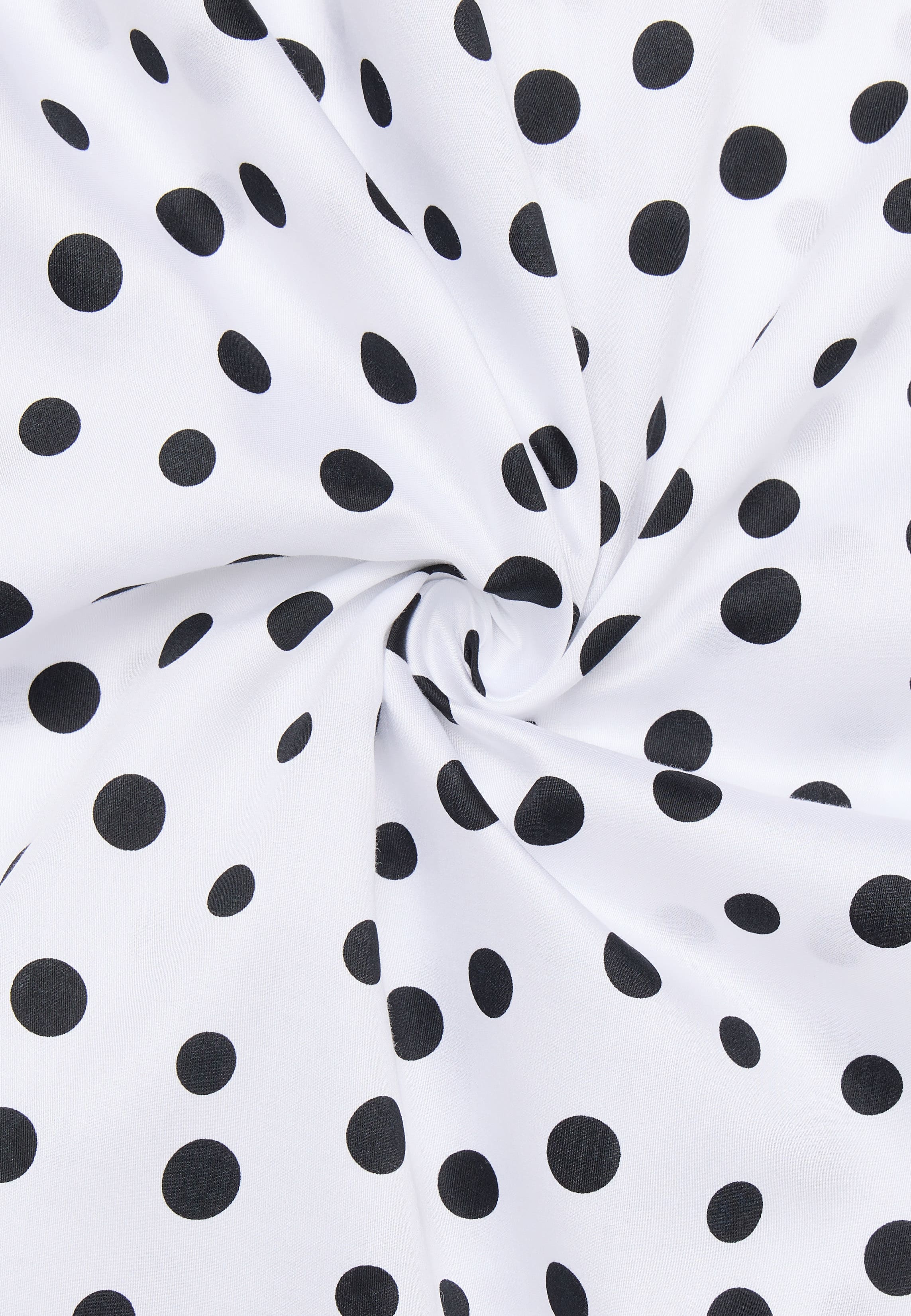 shirt-blouse in white printed
