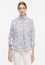 shirt-blouse in white printed